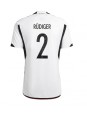 Tyskland Antonio Rudiger #2 Replika Hemmakläder VM 2022 Kortärmad